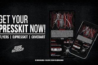 create electronic presskits for djs