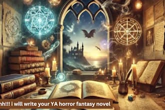 write and beta read your ya horror fantasy novel book editor