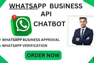 do whatsapp business API setup and build whatsapp chatbots
