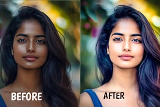 photo retouching and colorization