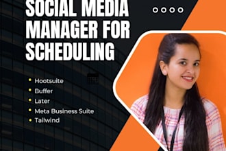 schedule social media posts using hootsuite, buffer, later and tailwind