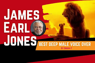record male voice over for youtube video, announcement, presentation slide
