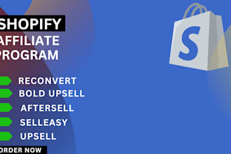 shopify store cross selling reconvert bold upsell selleasy aftersell