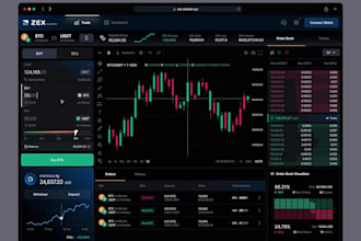 build crypto website, crypto exchange website, crypto minting website or app