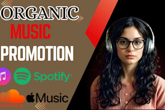 do apple itunes soundcloud spotify amazon music promotion to organic audience