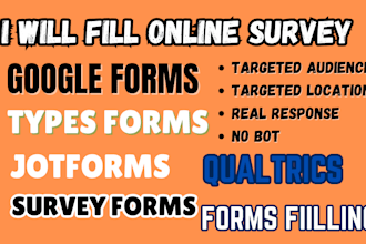 fill online surveys and market research