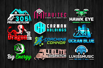 craft captivating modern and unique business logo design