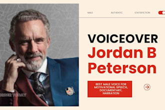 record a professional male voice over for youtube, motivation, inspirational