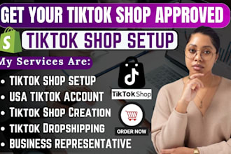 create USA tiktok shop setup tiktok shop USA manage USA tiktok shop for non usa