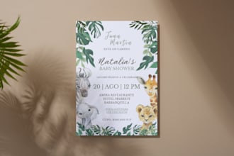 design a digital invitation for your event