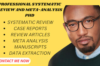 write systematic review and meta analysis on health sciences topic