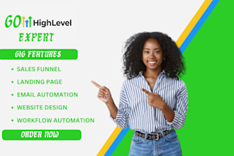 setup gohighlevel landing page gohighlevel website design n8n email automation