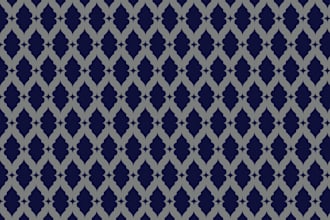 create unique seamless pattern designs for fabric or print