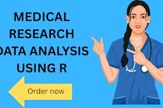 do medical research data analysis using r