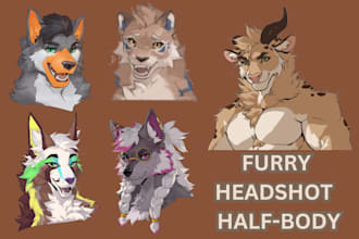 draw fursona design anthro art furry icon furry badge furry headshot