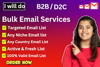 data scraping niche targeted email list b2b bulk email list for email marketing