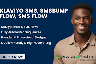 setup klaviyo flows, klaviyo sms, smsbump flows, shopify sms marketing