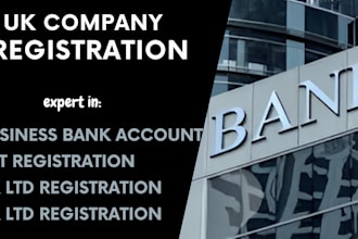 set up UK ltd company  business bank account vat registration  wise bank