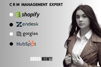 setup zendesk hubspot zoho crm gorgias freshdesk shopify CRM ai agent chatbot
