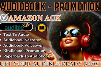 do amazon audiobook promotion acx audible promotion kindle audiobook marketing