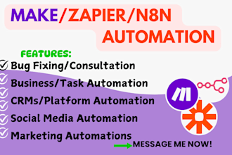 do zapier make n8n airtable quickbooks salesforce clickup business automation