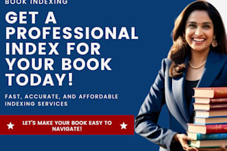 turn your 100k word manuscript into a perfectly indexed book within a day