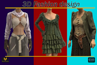 make clo 3d clothes modeling , texturing and animation