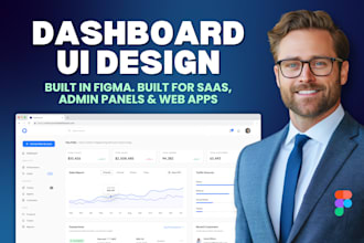 design custom figma dashboards for saas and analytics