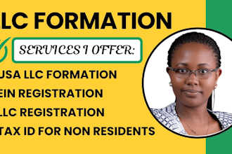 register US llc for non resident, dissolve llc, ein number, usa llc registration