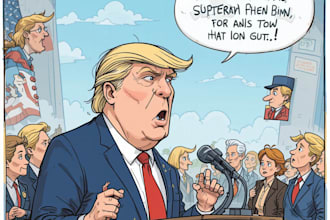 draw a political themed cartoon for you