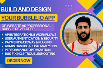 build and design your bubble io app or website as bubble developer
