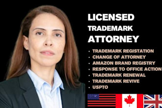 be your licensed US trademark attorney for trademark registration on uspto