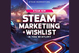 promote your steam game to get wishlists traffic and more visibility