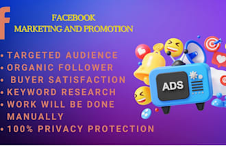 do organic facebook and instagram marketing and promotion
