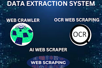 build data extraction system, ocr web scraping, ai web scraper, web crawler