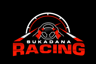 design car racing, automotive, auto detailing, car wash and company logo