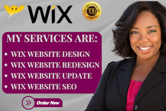 design wix website, design ecommerce store, design business site with SEO