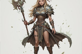 design a dnd character art