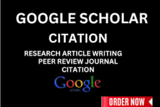 increase your google scholar citation