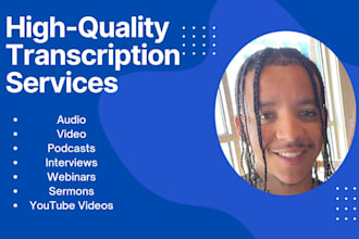 transcribe your video or audio content