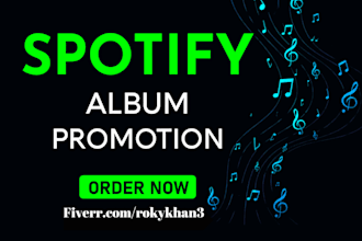 promote your spotify single music and album
