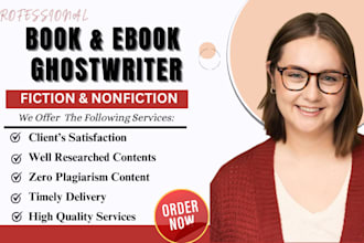 be your ebook writer self help KDP book writer book editor fiction ghostwriter