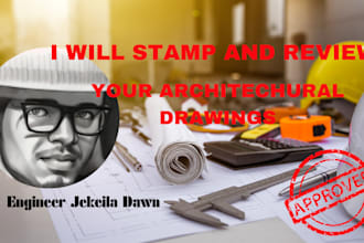 pe stamp and steal your architectural drawings, floor plan city permit in USA