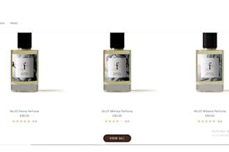 design exquisite perfume shopify store fragrance store cologne perfume website