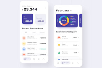 develop fintech app, payment app, loan app, neo bank app, crypto wallet app