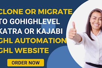 clone migrate website to gohighlevel kartra or kajabi ghl migrate ghl automation