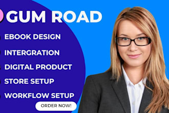 set up a gumroad shop design ebooks and etsy digital products integrate workflow