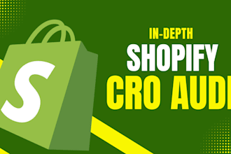 do shopify audit shopify cro increase conversion rate optimization shopify store