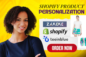integrate zakeke voolist kickflip teeninblue for shopify product customization