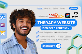 therapy website design therapy website redesign wellness site counseling website